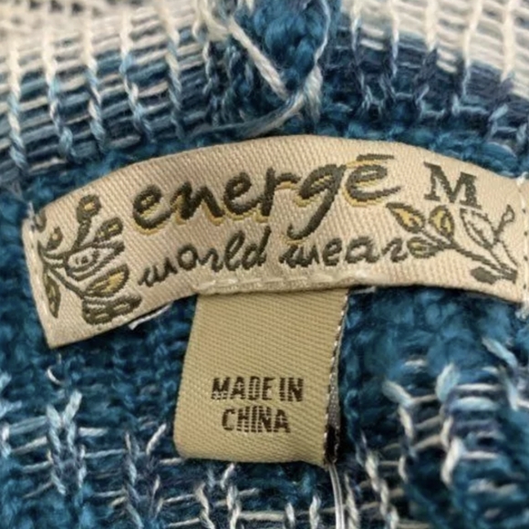 NWT Energe World Wear Women's Pacifica Hoodie Sweater Size M MSRP $60 - Picture 4 of 6